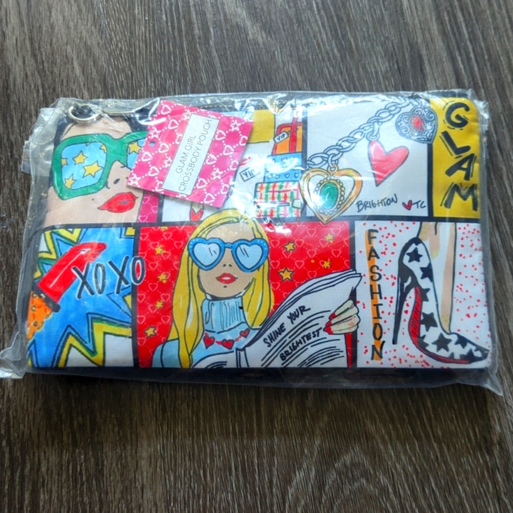 NWT Brighton crossbody glam girl pouch
